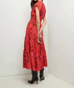 10 Crosby Derek Lam | Dresses | New Derek Lam Crosby Fatima Aline Dress In Red Multi | Poshmark